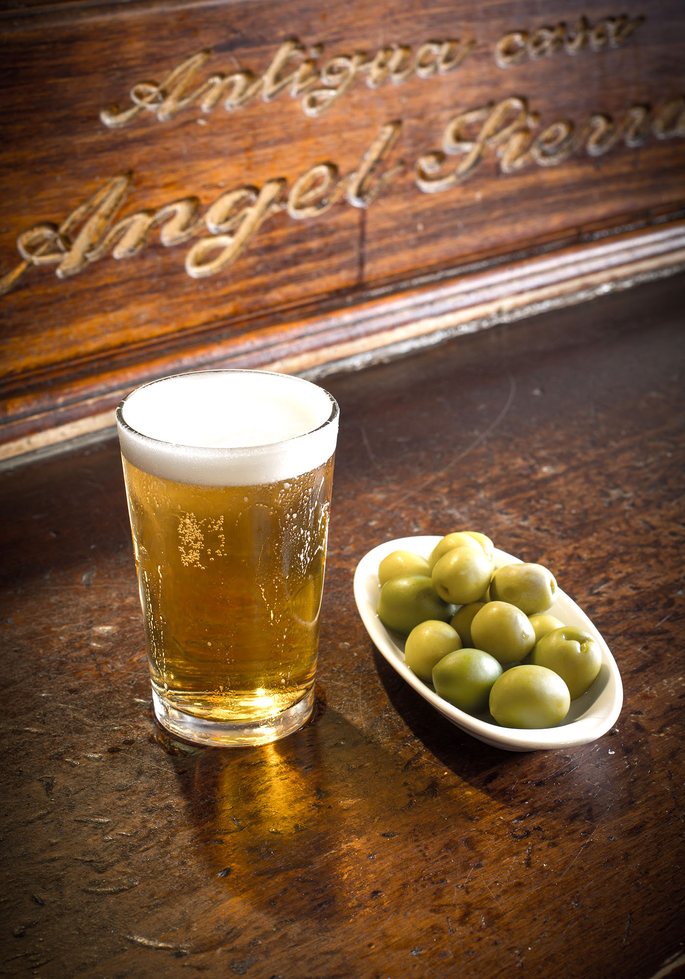 Cerveza, cañas, claras